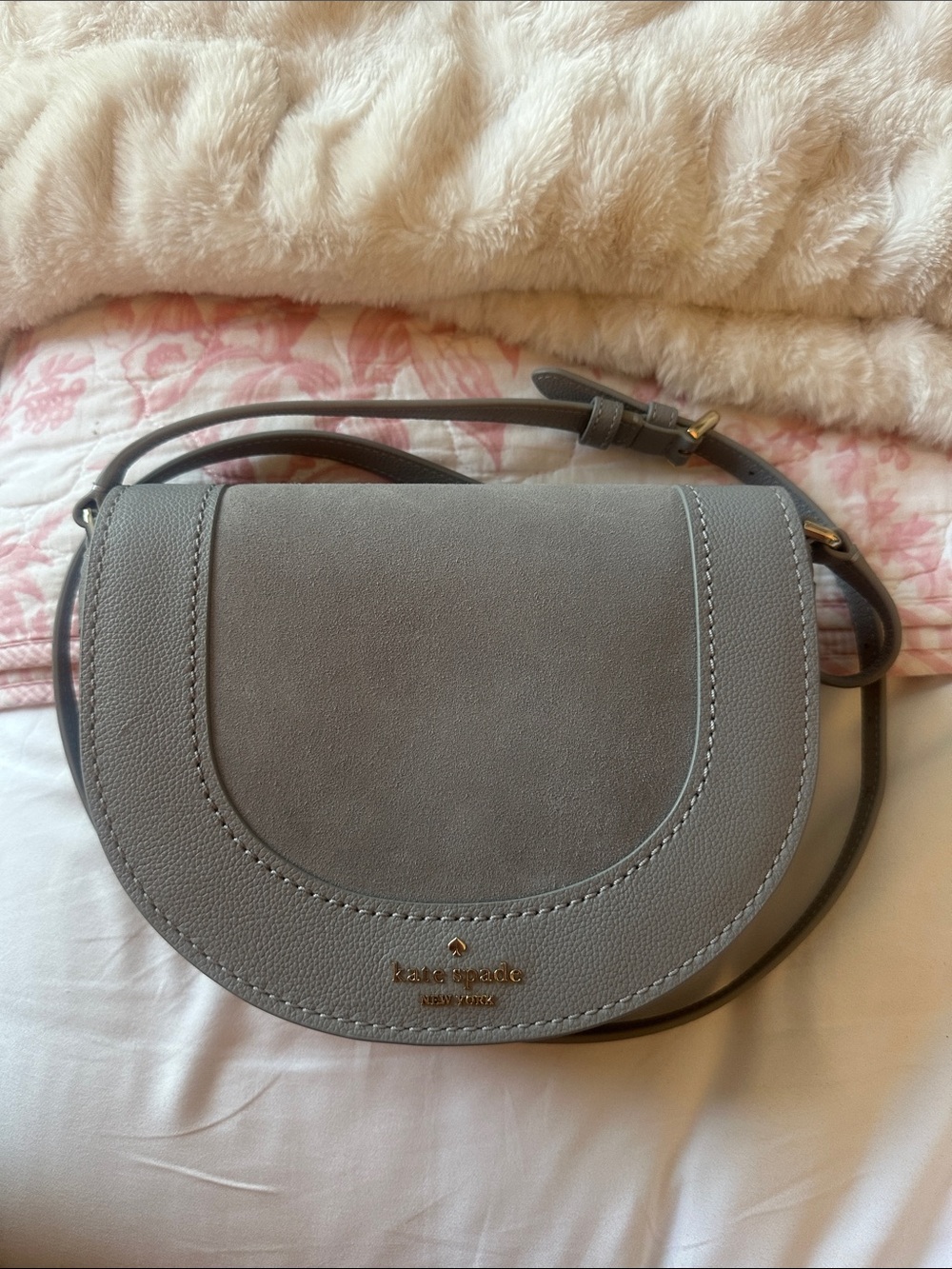 NWT Kate Spade Suede Purse